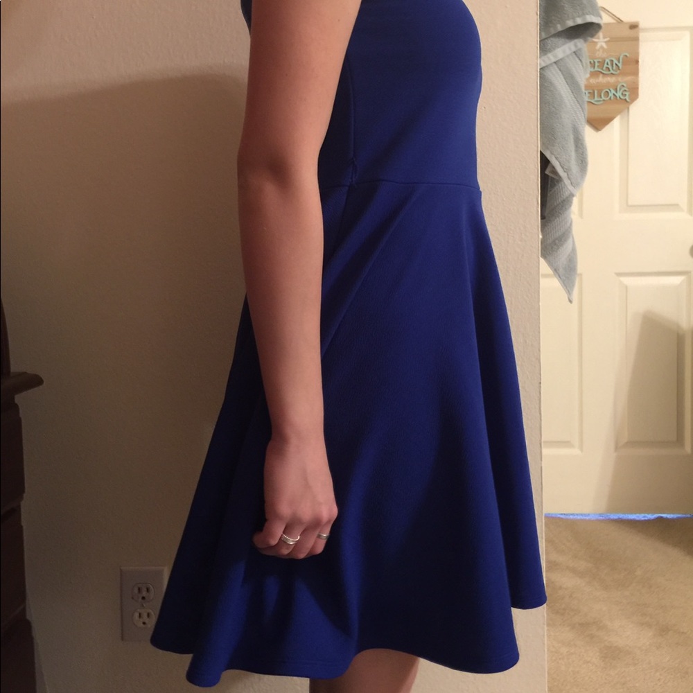 Blue dress